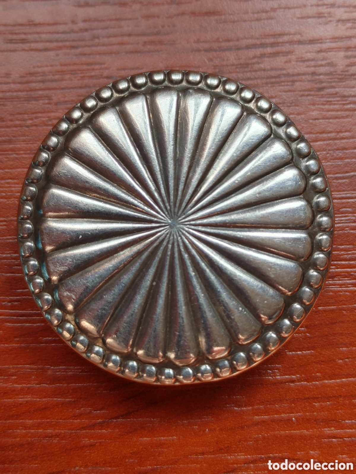 Antig&uuml;edades: Pastillero de plata. - Foto 3