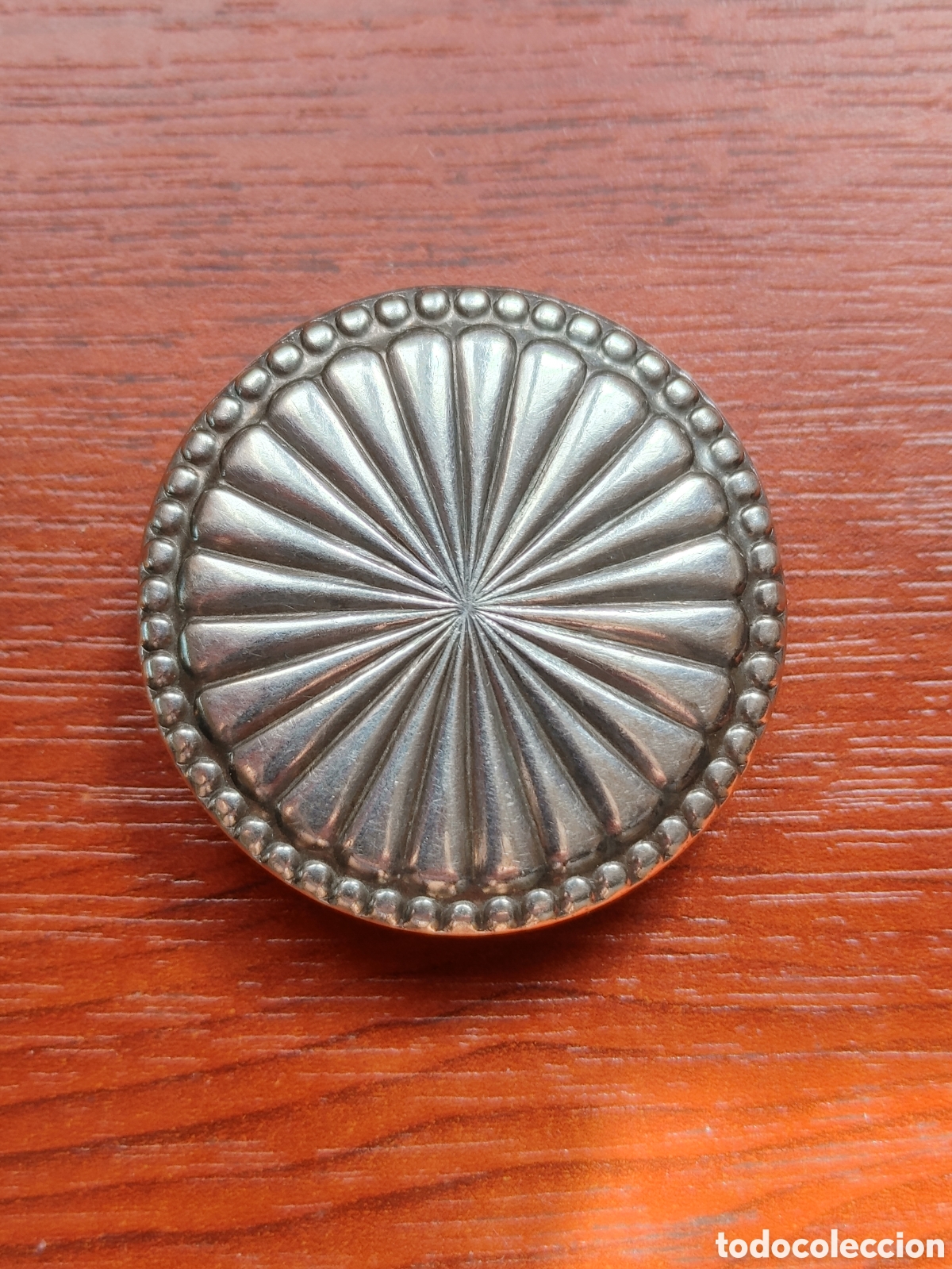 Antig&uuml;edades: Pastillero de plata. - Foto 1