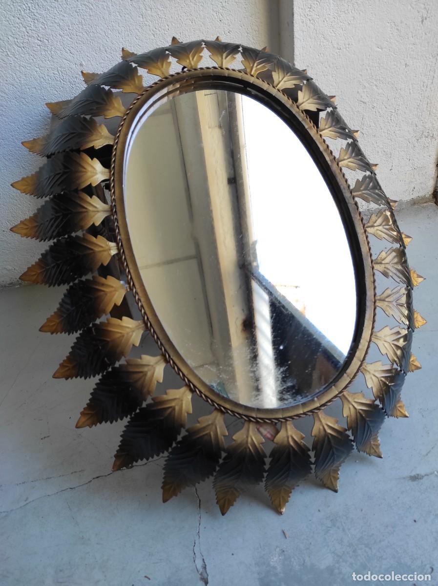 Antig&uuml;edades: Espejo sol de gran tama&ntilde;o - Foto 5
