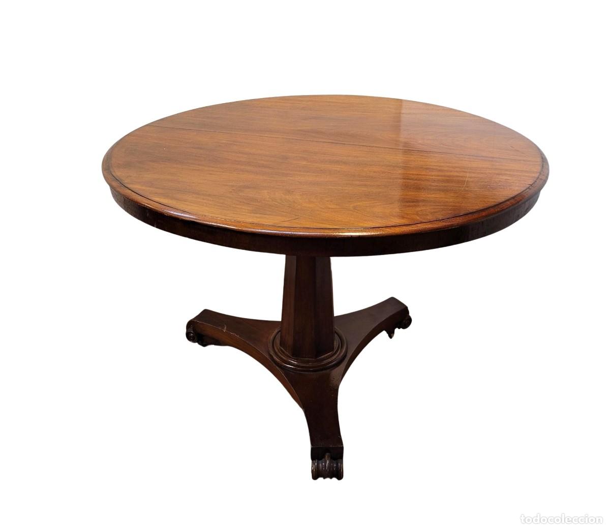 Antig&uuml;edades: Mesa Caoba Regency, siglo XIX &ndash; Inglaterra - Foto 1