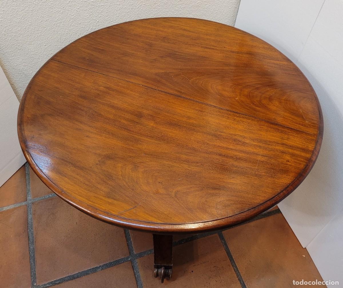 Antig&uuml;edades: Mesa Caoba Regency, siglo XIX &ndash; Inglaterra - Foto 12