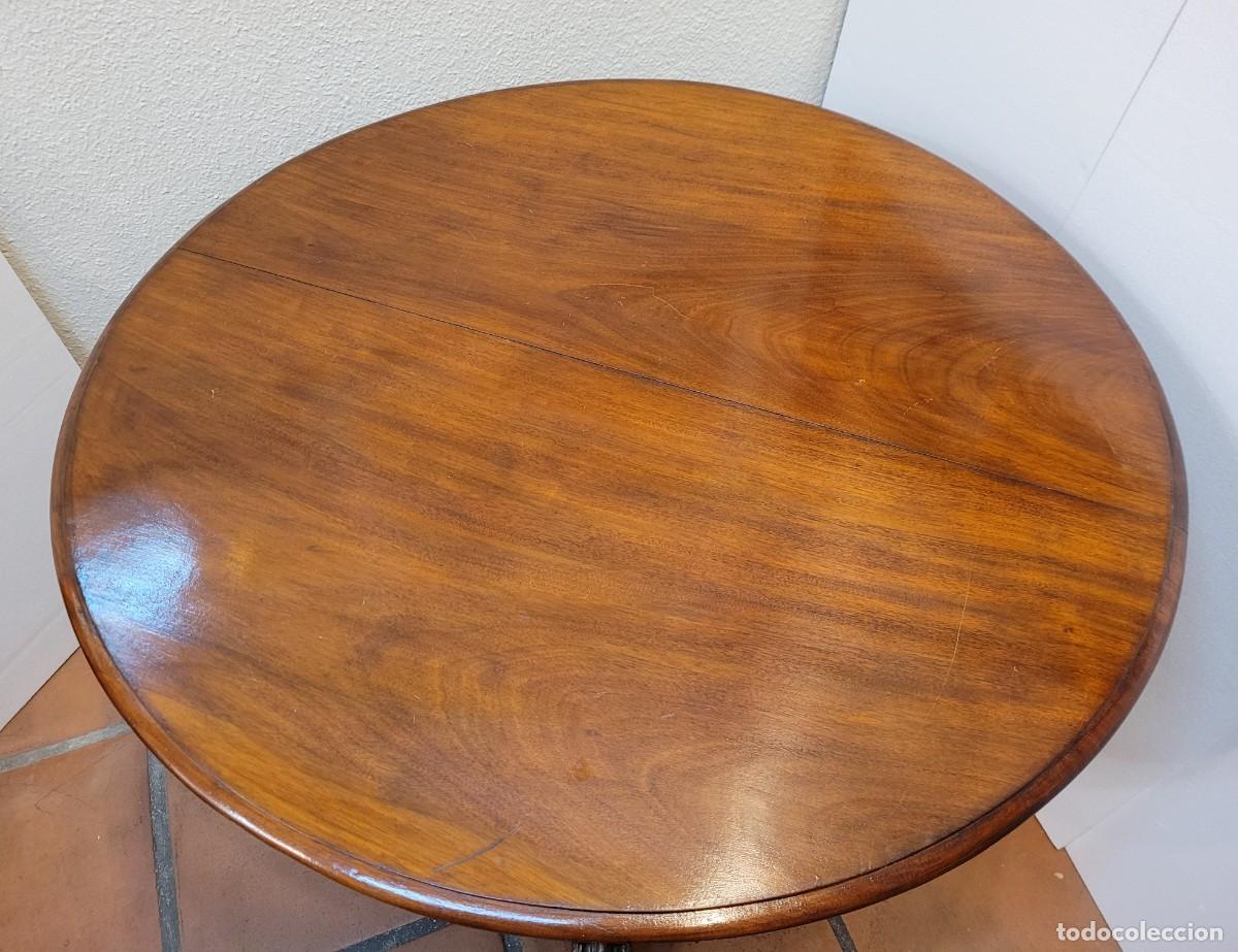Antig&uuml;edades: Mesa Caoba Regency, siglo XIX &ndash; Inglaterra - Foto 14