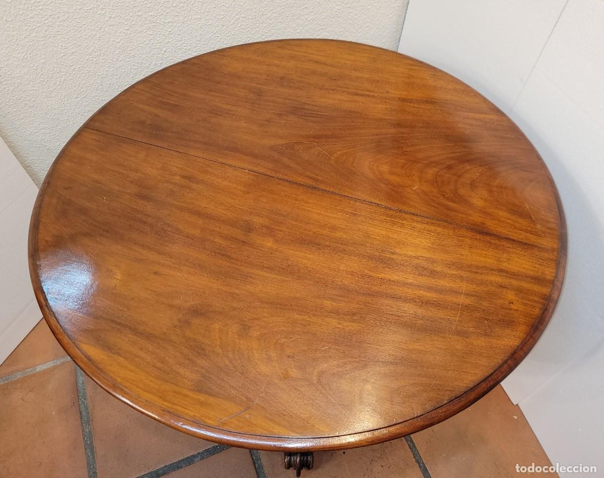 Antig&uuml;edades: Mesa Caoba Regency, siglo XIX &ndash; Inglaterra - Foto 15