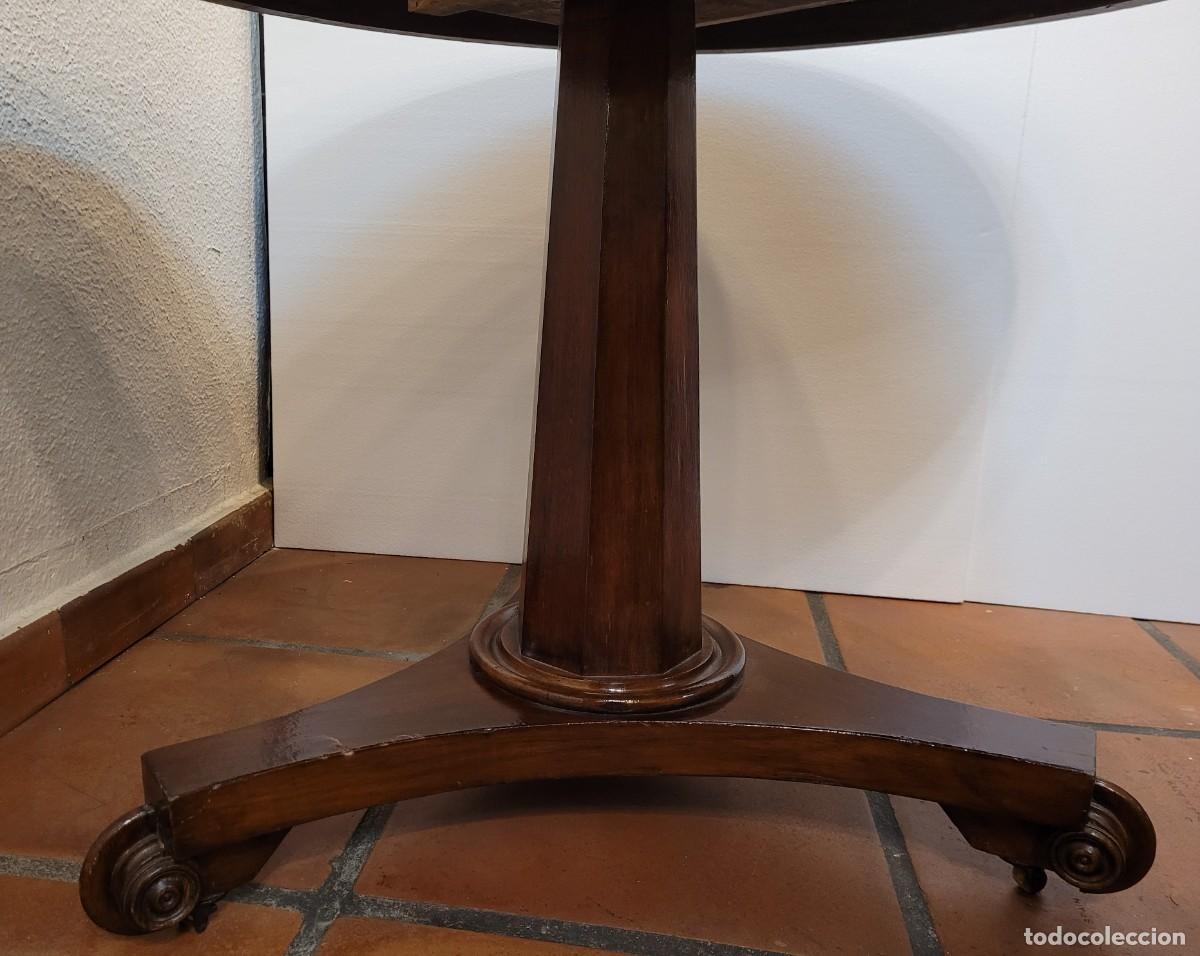 Antig&uuml;edades: Mesa Caoba Regency, siglo XIX &ndash; Inglaterra - Foto 20