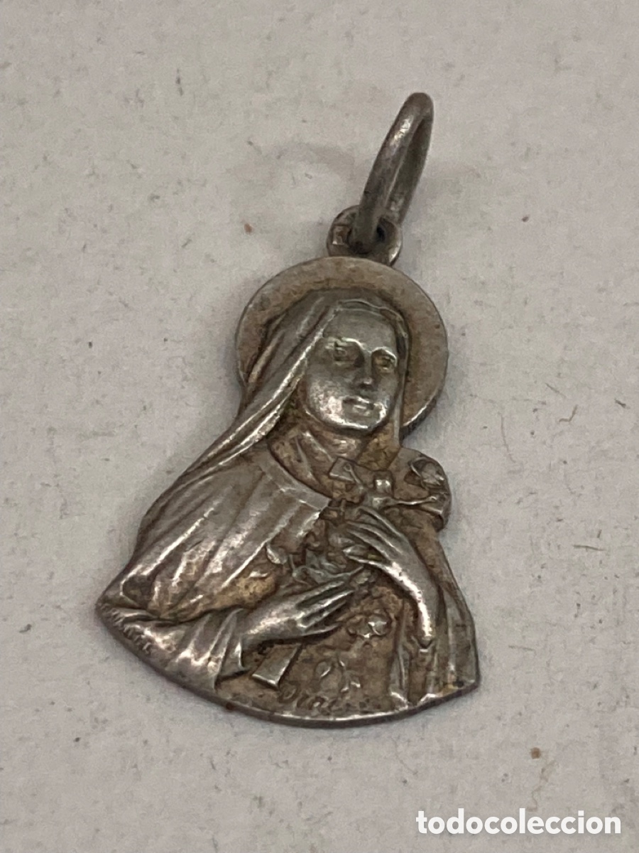 Antig&uuml;edades: Medalla religiosa met&aacute;lica - Foto 1