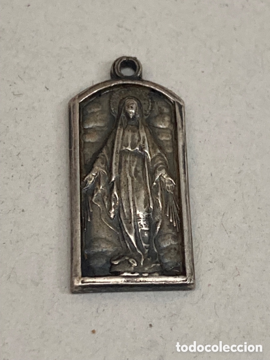 Antig&uuml;edades: Medalla religiosa met&aacute;lica - Foto 1
