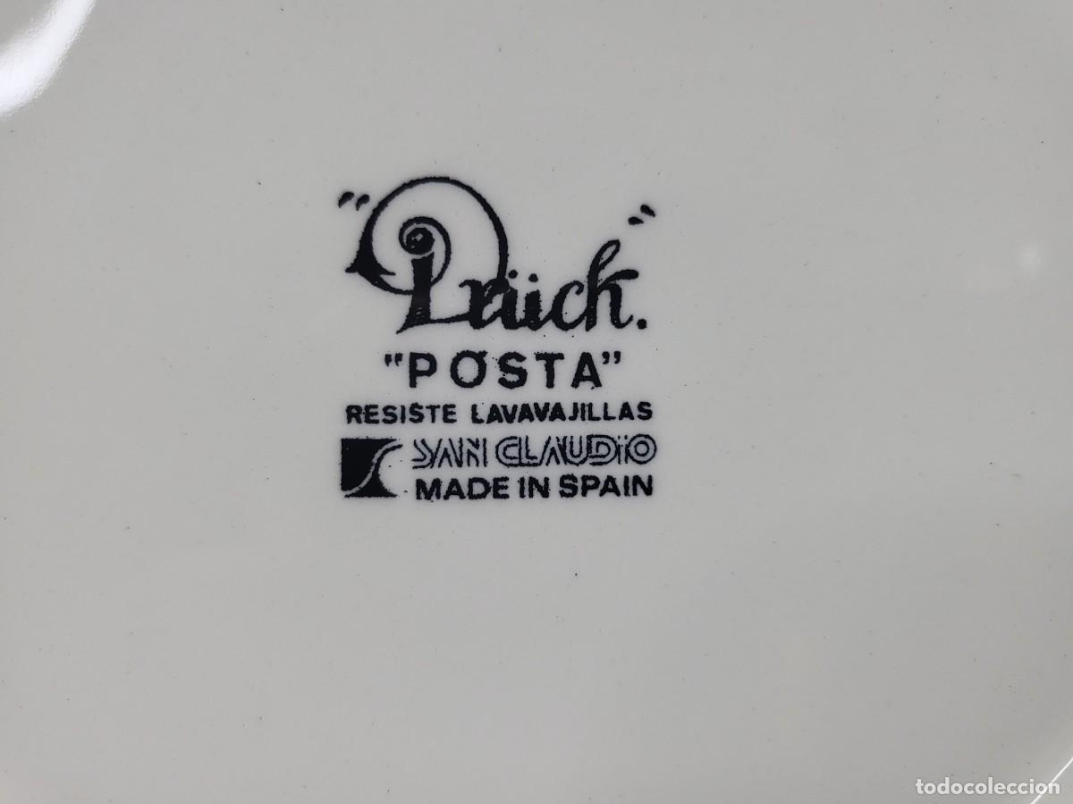 Antig&uuml;edades: PLATO DE PORCELANA SAN CLAUDIO POSTA - Foto 4