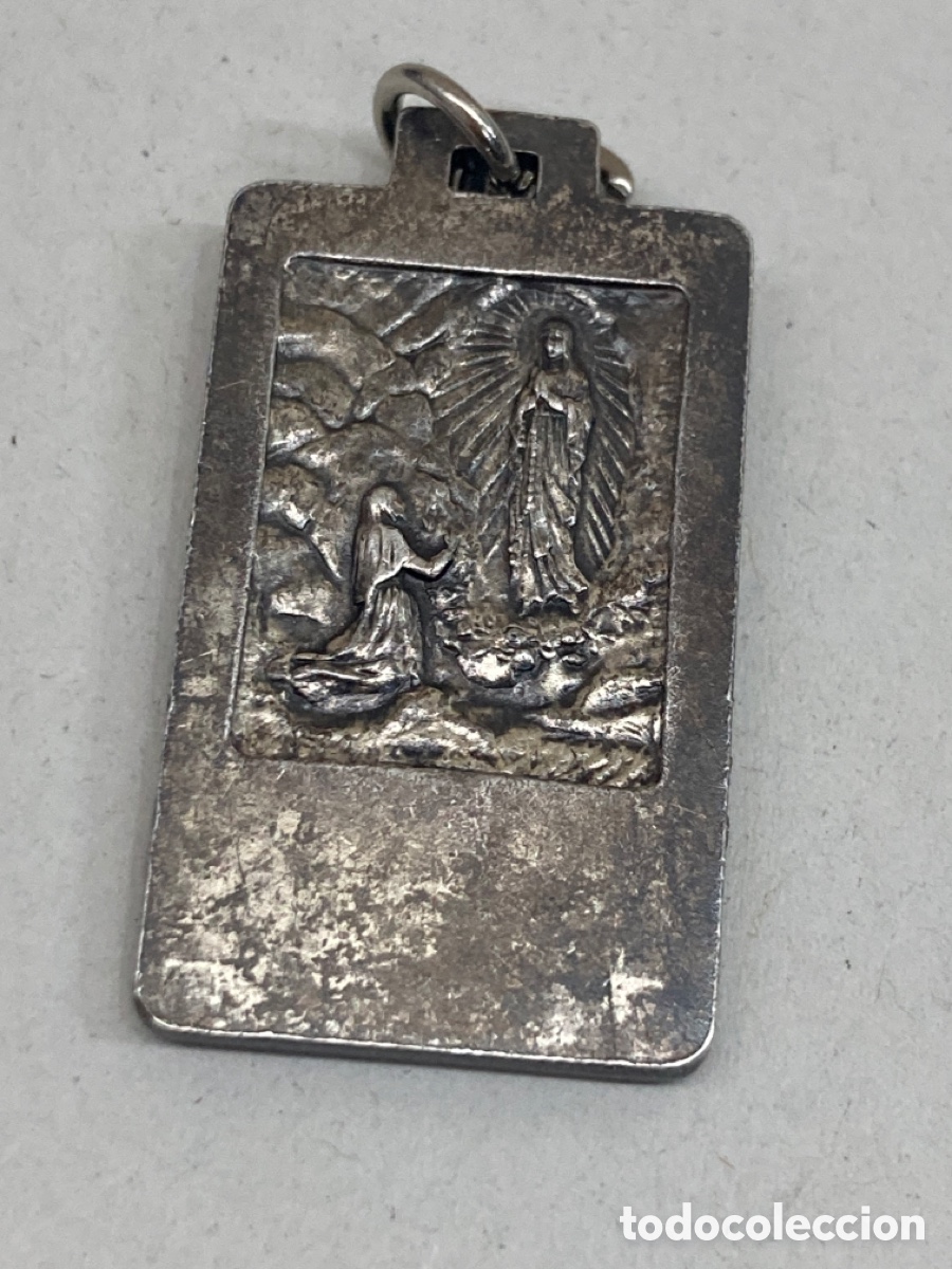 Antig&uuml;edades: Medalla religiosa met&aacute;lica - Foto 2