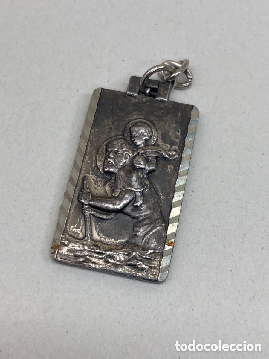Antig&uuml;edades: Medalla religiosa met&aacute;lica - Foto 1