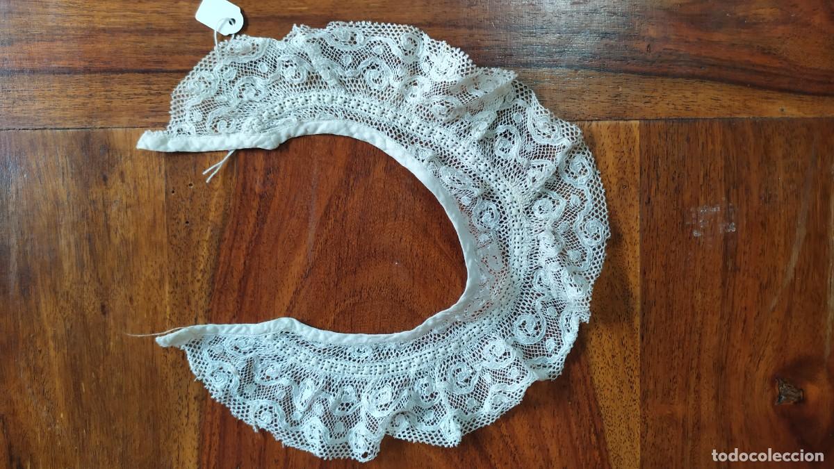Antig&uuml;edades: CUELLO DE BEB&Eacute; DE ENCAJE - Foto 1