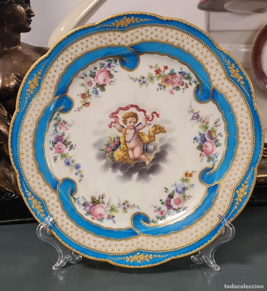 Antig&uuml;edades: Plato Sevres - Foto 1