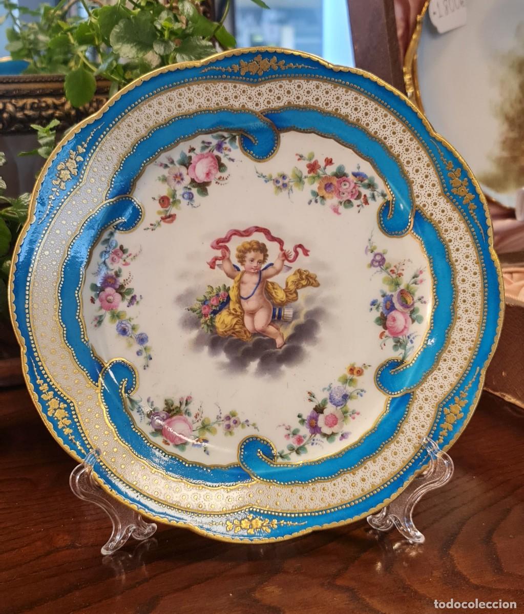 Antig&uuml;edades: Plato Sevres - Foto 2