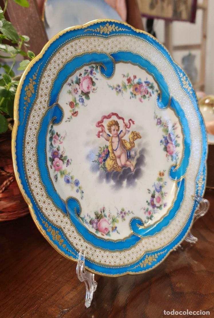 Antig&uuml;edades: Plato Sevres - Foto 3