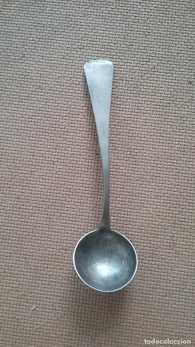 Antig&uuml;edades: Cucharilla para az&uacute;car de plata (737-1) - Foto 1