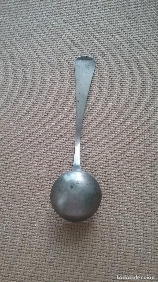 Antig&uuml;edades: Cucharilla para az&uacute;car de plata (737-1) - Foto 3