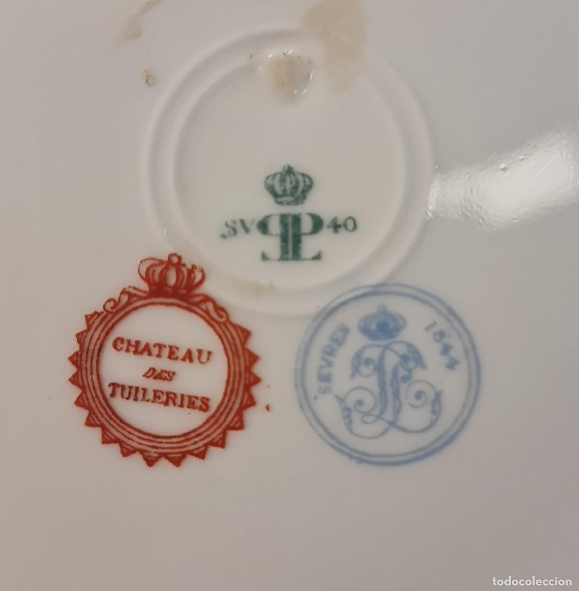 Antig&uuml;edades: Plato Sevres Louis Philippe - Foto 5