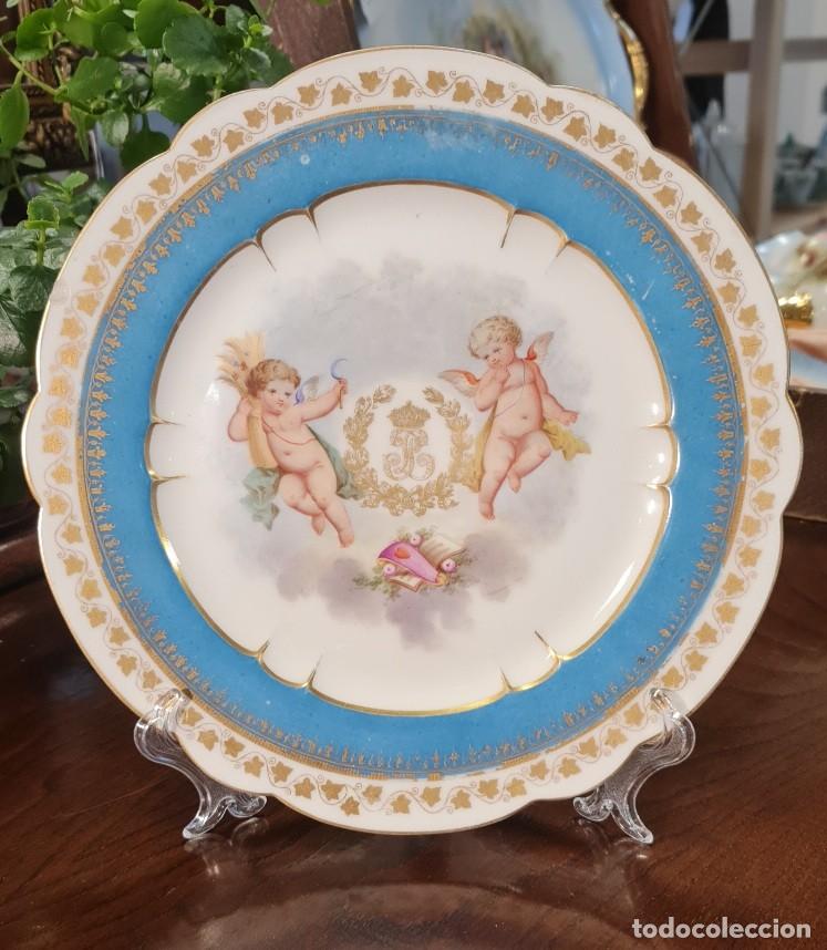 Antig&uuml;edades: Plato Sevres del XIX - Foto 1