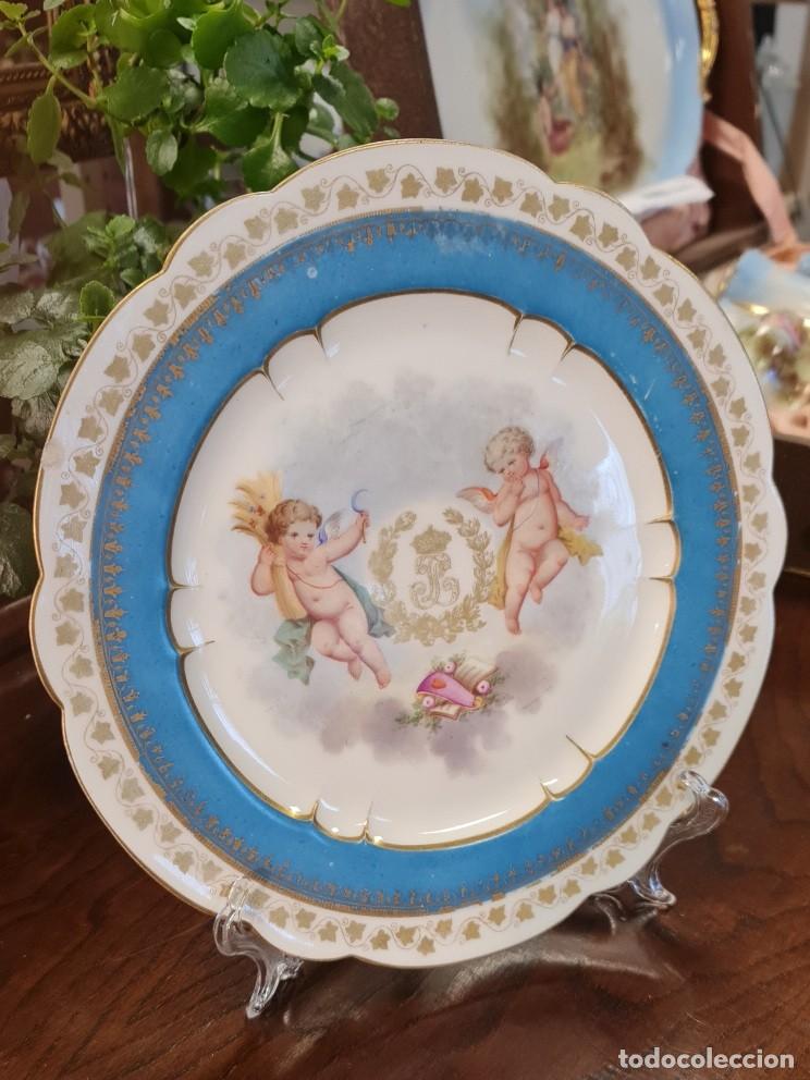 Antig&uuml;edades: Plato Sevres del XIX - Foto 2