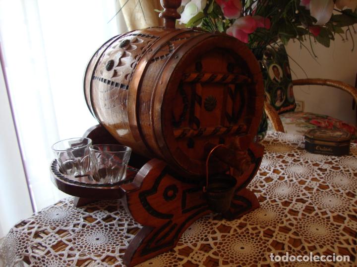 Antig&uuml;edades: barril, peque&ntilde;o de madera - Foto 1
