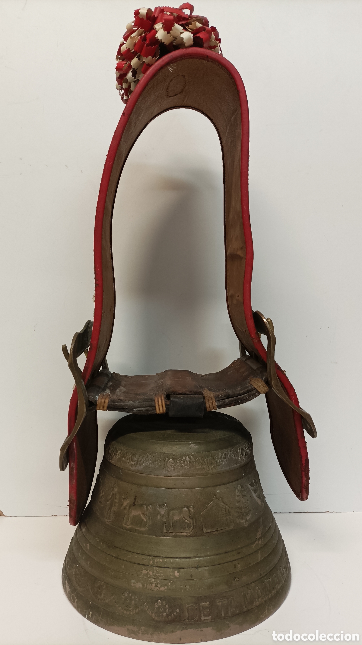 Antig&uuml;edades: Gran cencerro campana Albertano Suiza - Foto 5