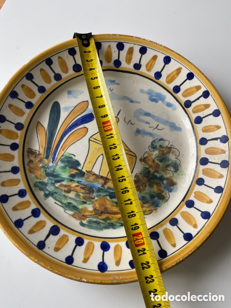 Antig&uuml;edades: Plato de cer&aacute;mica - Foto 2