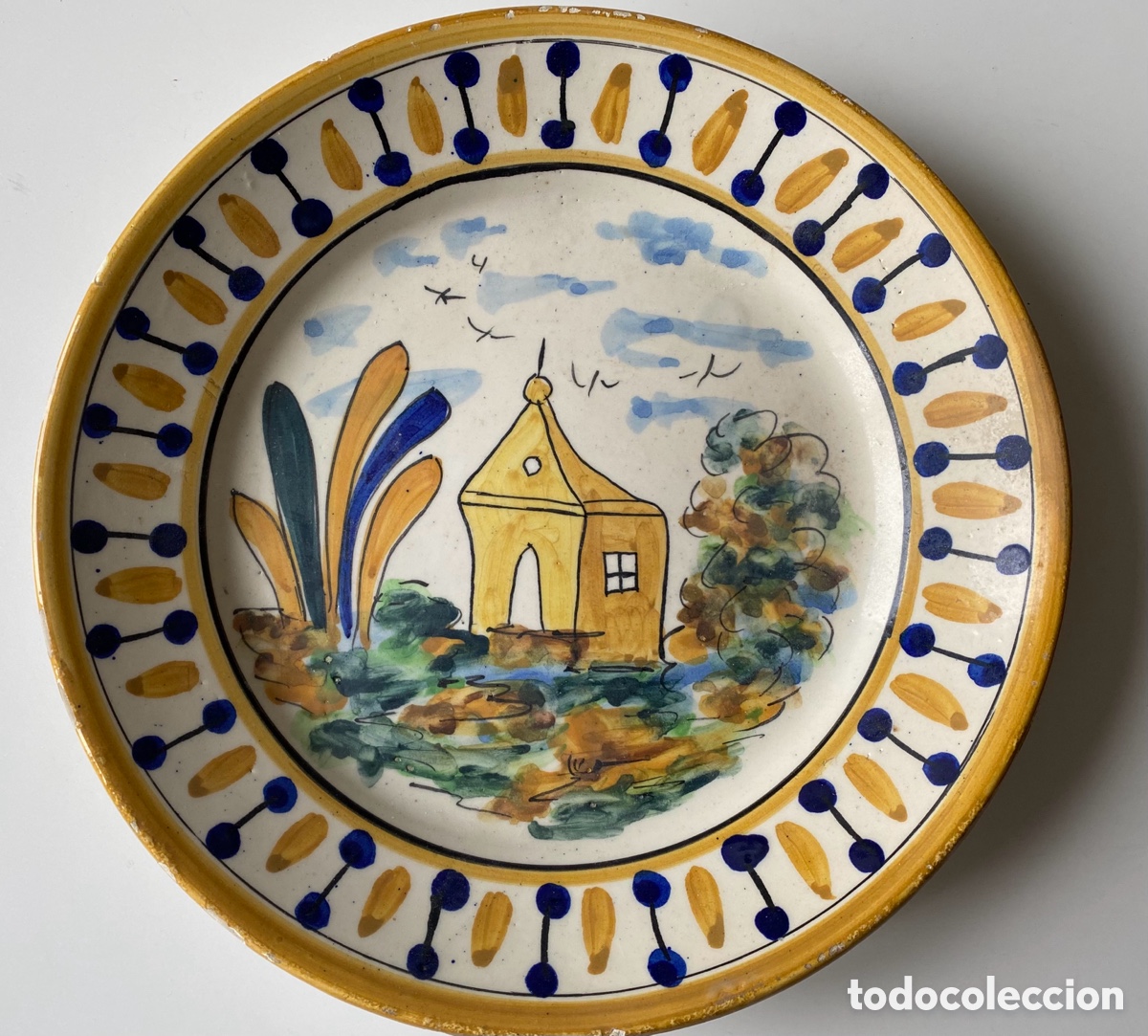 Antig&uuml;edades: Plato de cer&aacute;mica - Foto 1