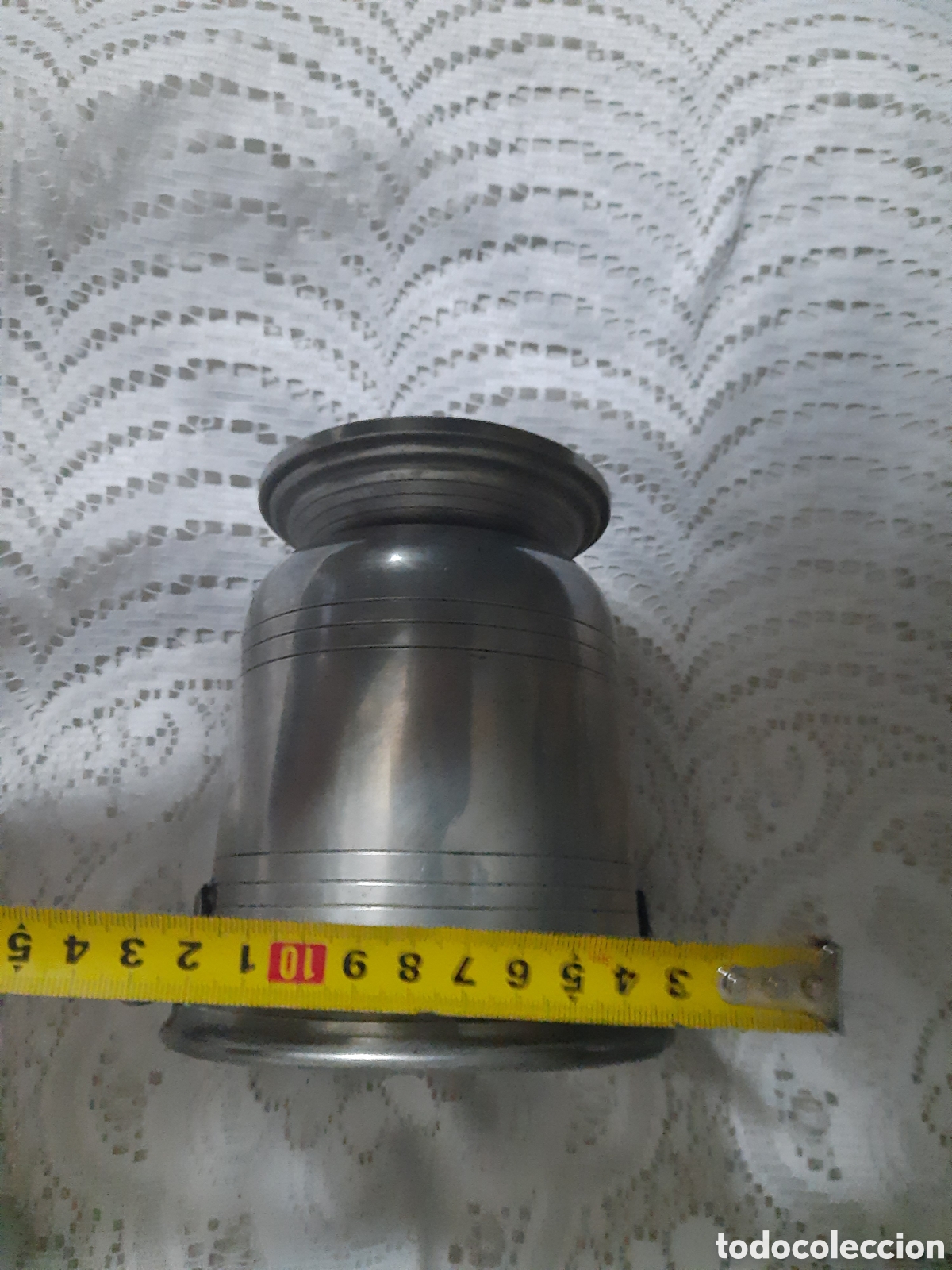 Antig&uuml;edades: Peltre recipiente cubitera - Foto 5