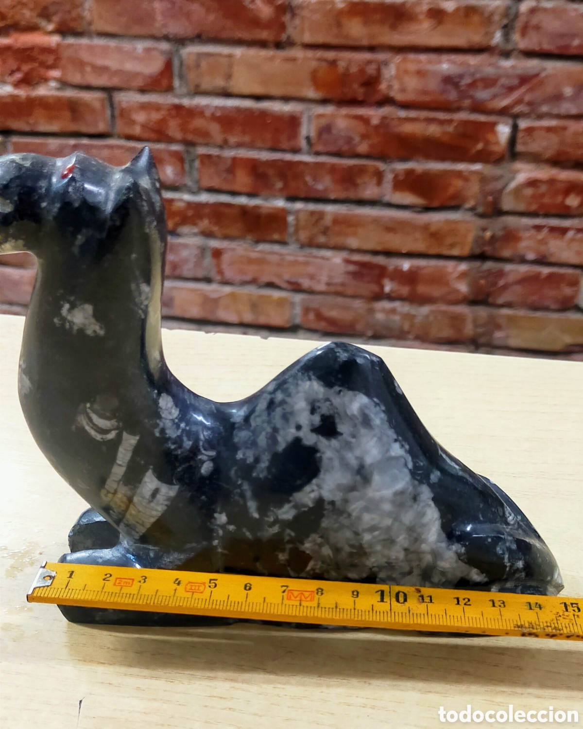 Antig&uuml;edades: Figura camello de piedra - Foto 3