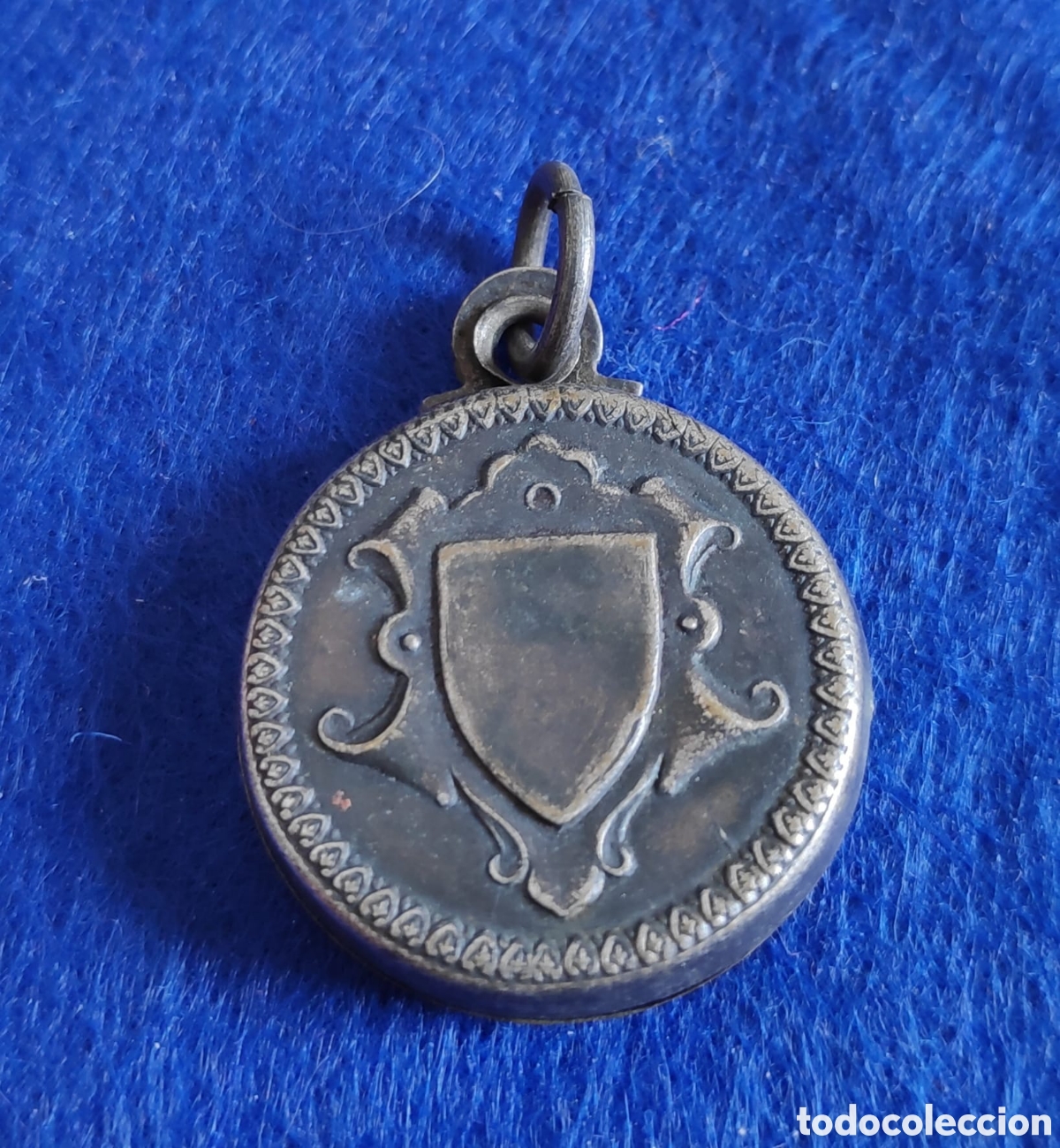 Antig&uuml;edades: ⚜️ ANTIGUA MEDALLA GUARDAPELO EN PLATA - Foto 2