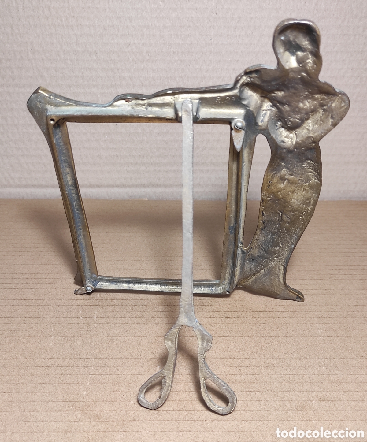 Antig&uuml;edades: ANTIGUO MARCO MODERNISTA - BRONCE - Foto 3