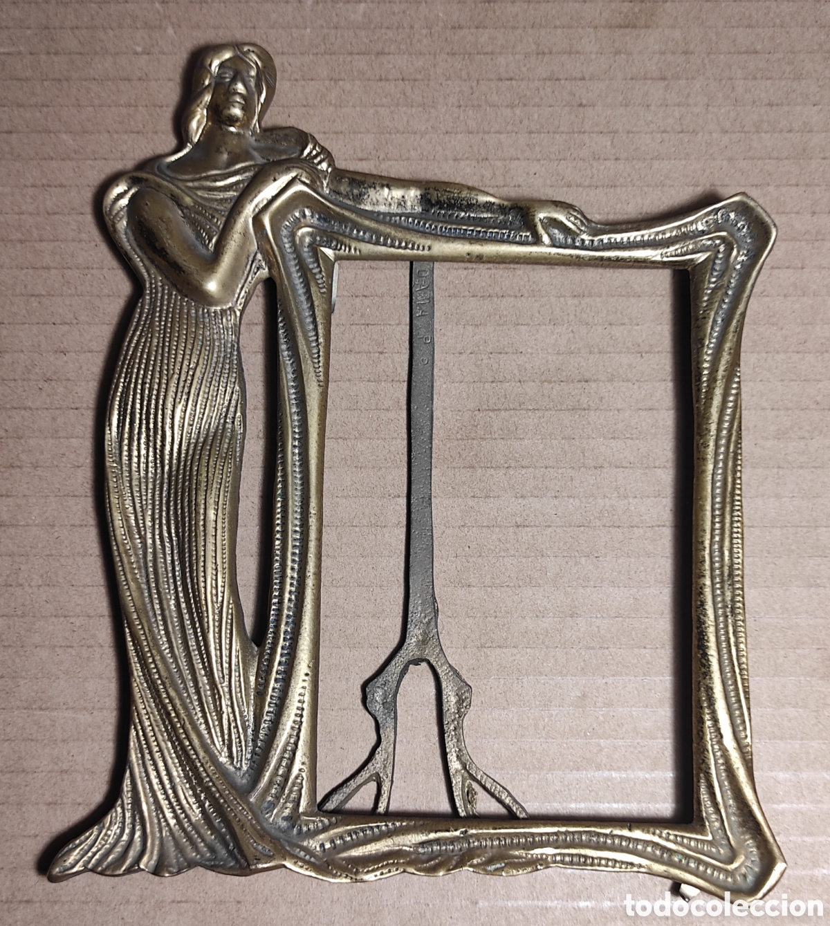 Antig&uuml;edades: ANTIGUO MARCO MODERNISTA - BRONCE - Foto 4