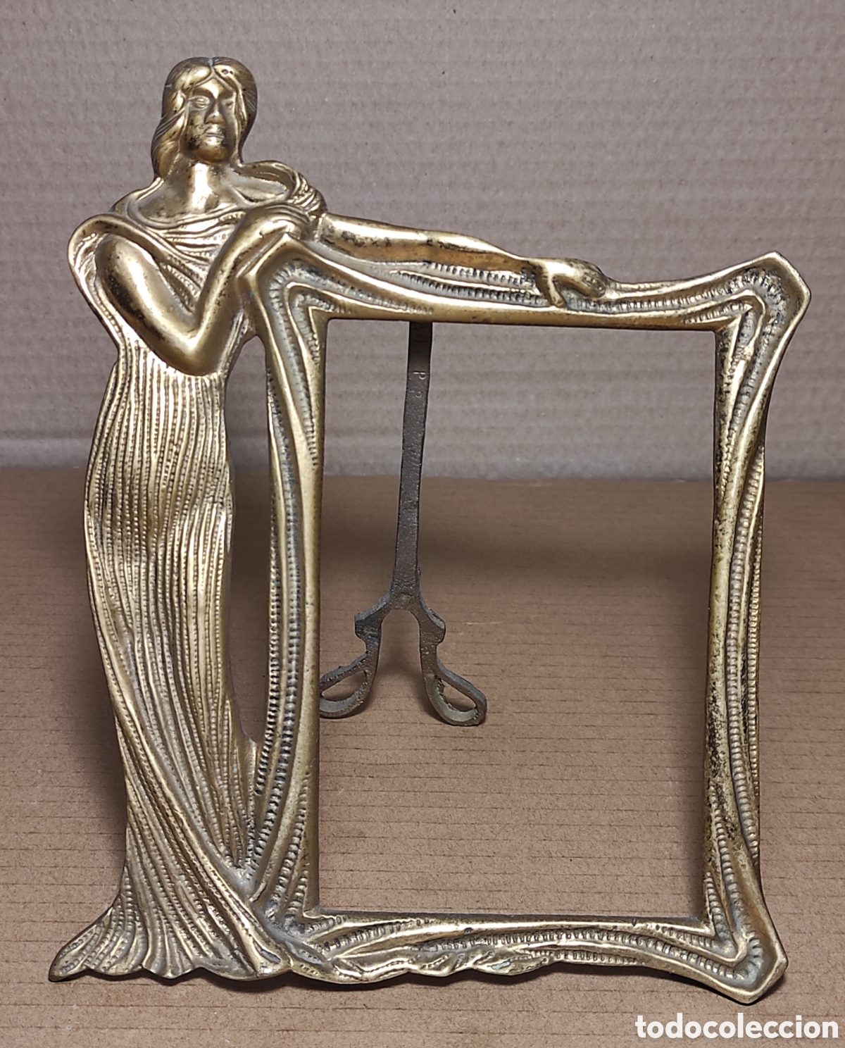 Antig&uuml;edades: ANTIGUO MARCO MODERNISTA - BRONCE - Foto 1