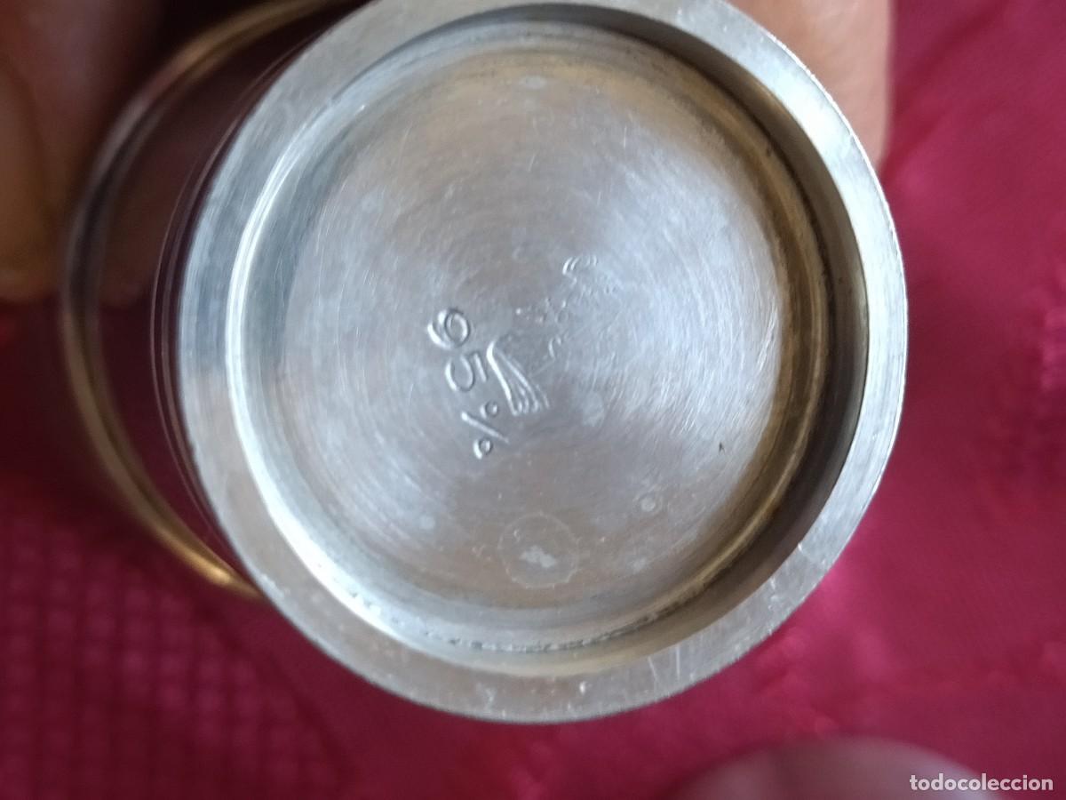 Antig&uuml;edades: Lote de 2 vasos de esta&ntilde;o. - Foto 8