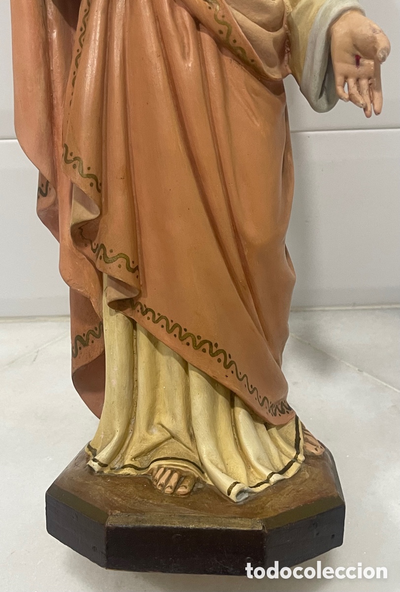 Antig&uuml;edades: ANTIGUO SAGRADO CORAZ&Oacute;N DE JES&Uacute;S DE OLOT - Foto 12