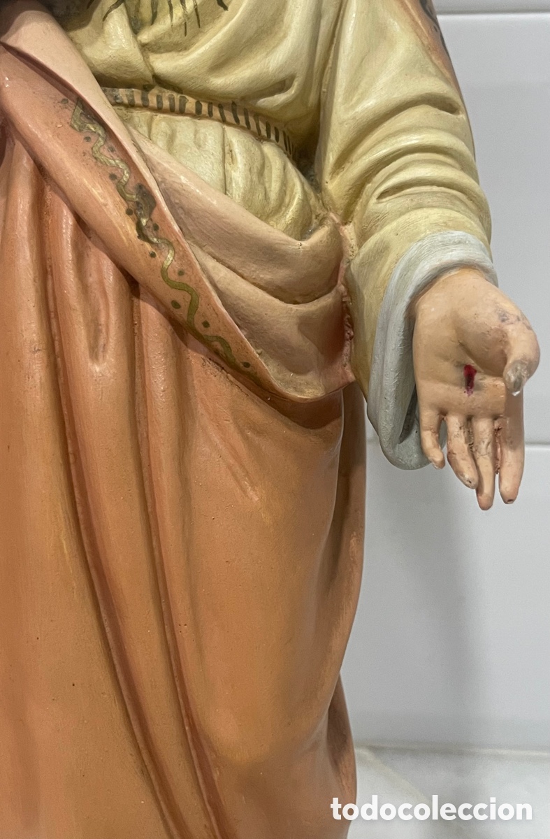 Antig&uuml;edades: ANTIGUO SAGRADO CORAZ&Oacute;N DE JES&Uacute;S DE OLOT - Foto 18