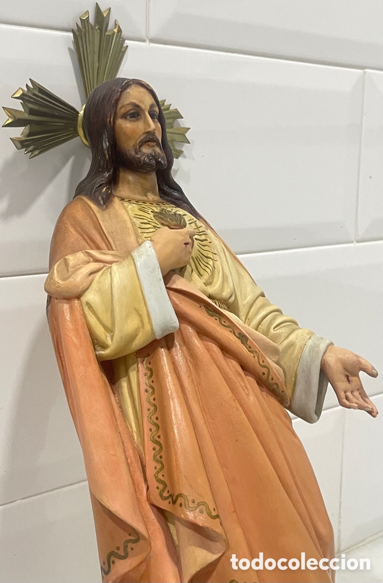Antig&uuml;edades: ANTIGUO SAGRADO CORAZ&Oacute;N DE JES&Uacute;S DE OLOT - Foto 20