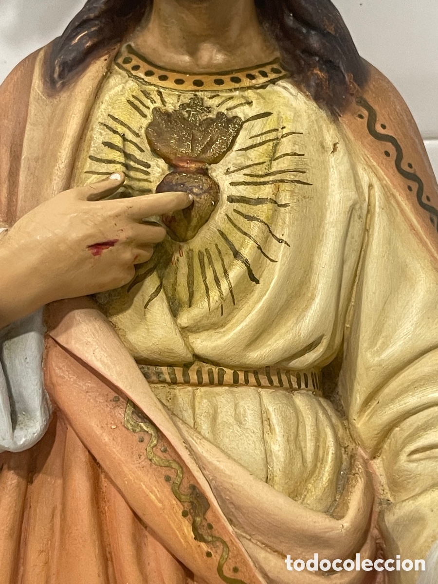 Antig&uuml;edades: ANTIGUO SAGRADO CORAZ&Oacute;N DE JES&Uacute;S DE OLOT - Foto 21
