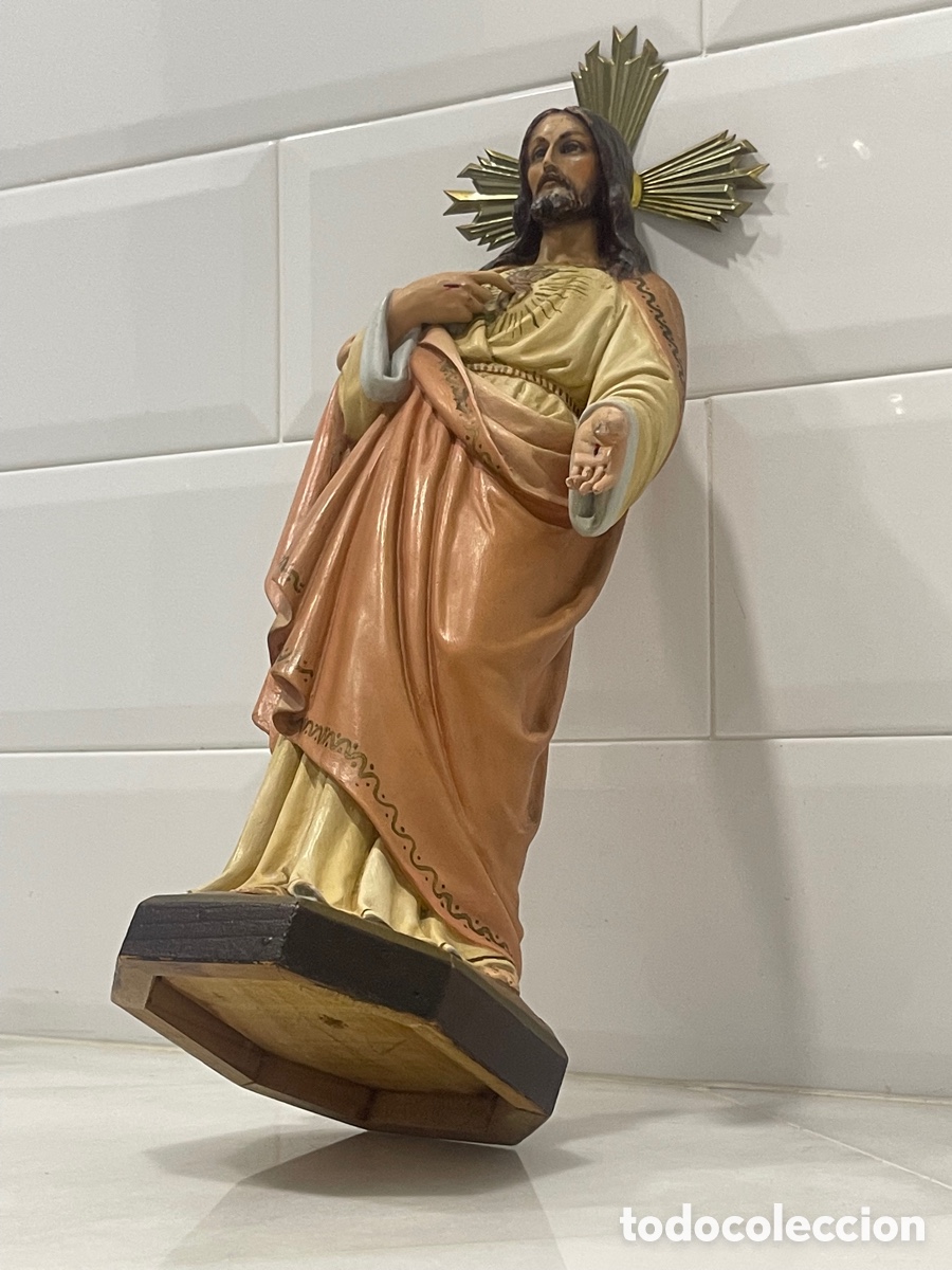 Antig&uuml;edades: ANTIGUO SAGRADO CORAZ&Oacute;N DE JES&Uacute;S DE OLOT - Foto 26