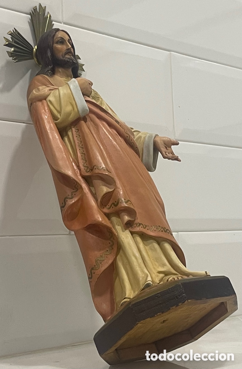 Antig&uuml;edades: ANTIGUO SAGRADO CORAZ&Oacute;N DE JES&Uacute;S DE OLOT - Foto 29