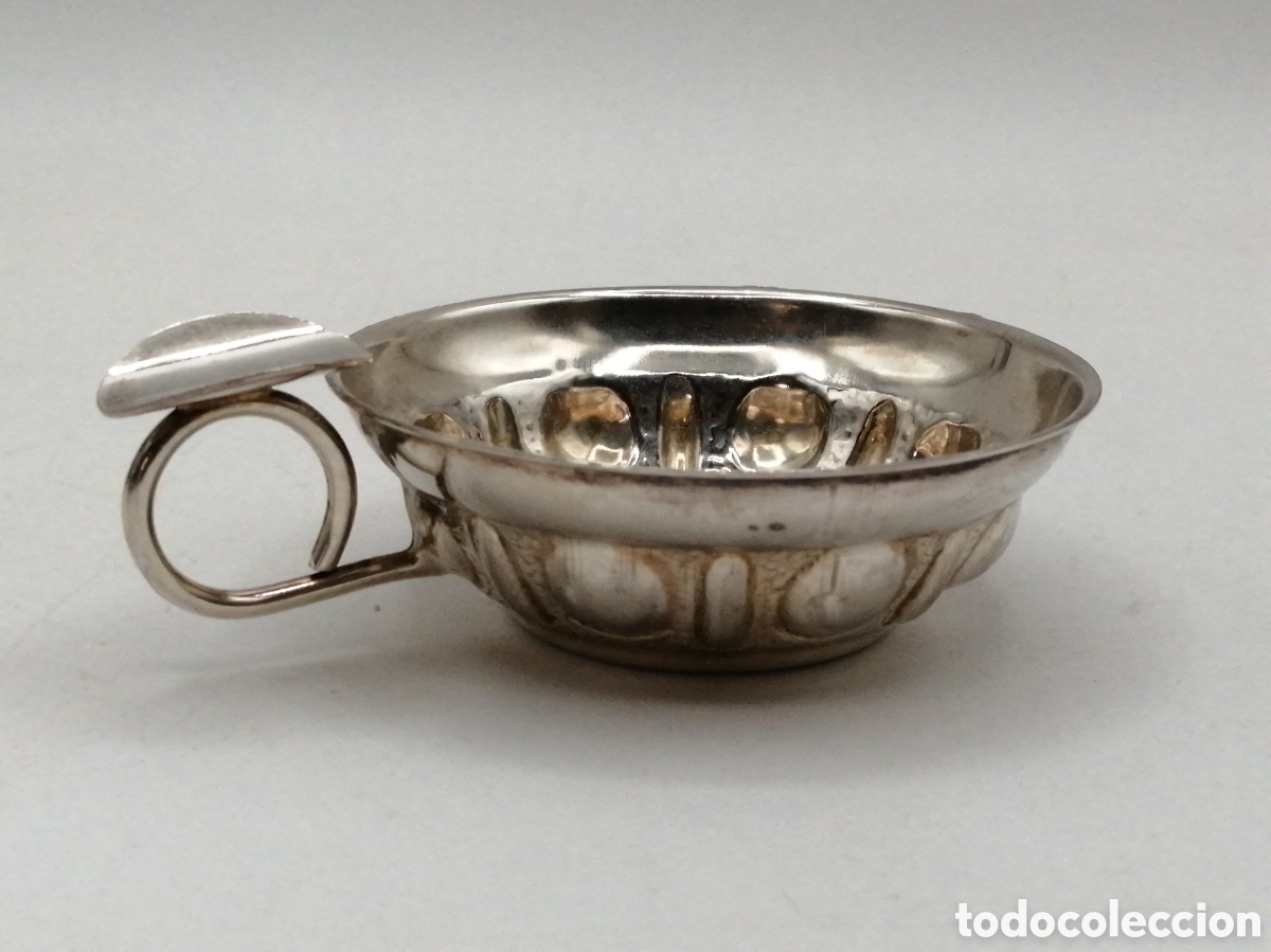 Antig&uuml;edades: Cenicero metal plateado - Foto 3