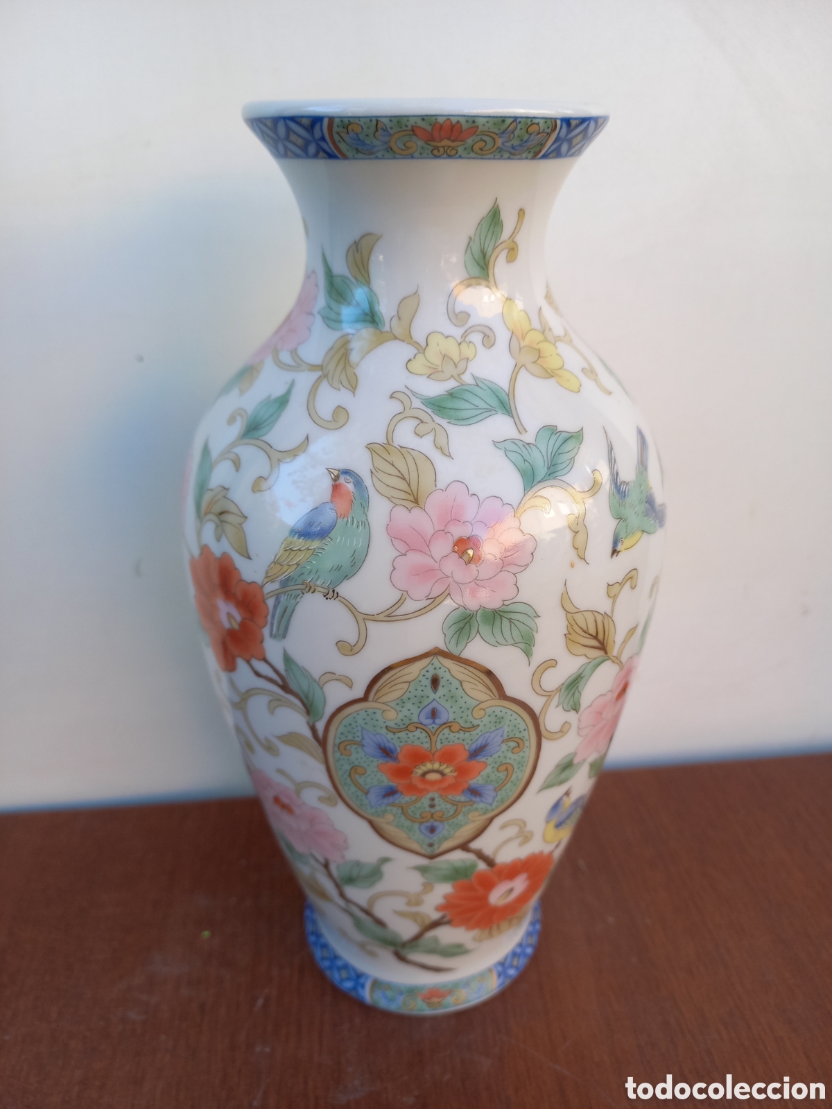 Antig&uuml;edades: Jarron chino Jard&iacute;n oriental The Leonardo collection 21,5 CM