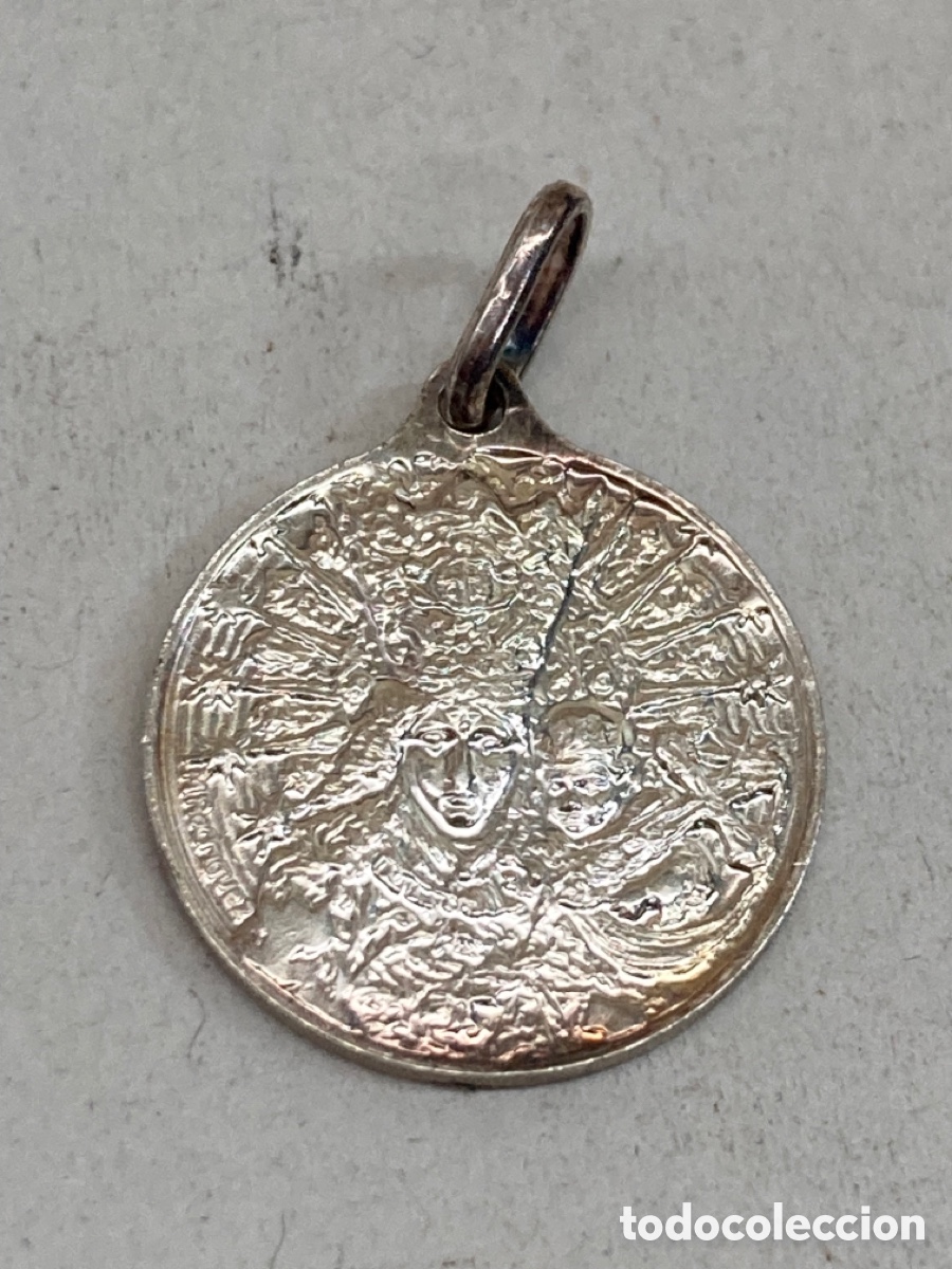 Antig&uuml;edades: Medalla de plata religiosa - Foto 1