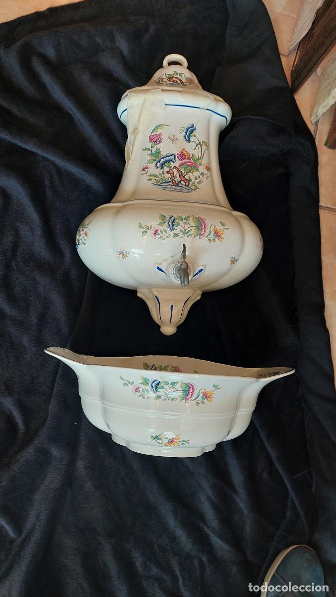 Antig&uuml;edades: Aguamanil de porcelana . - Foto 1