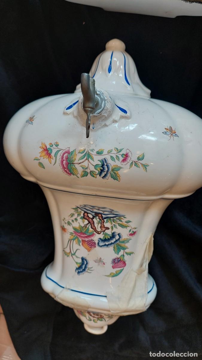Antig&uuml;edades: Aguamanil de porcelana . - Foto 4