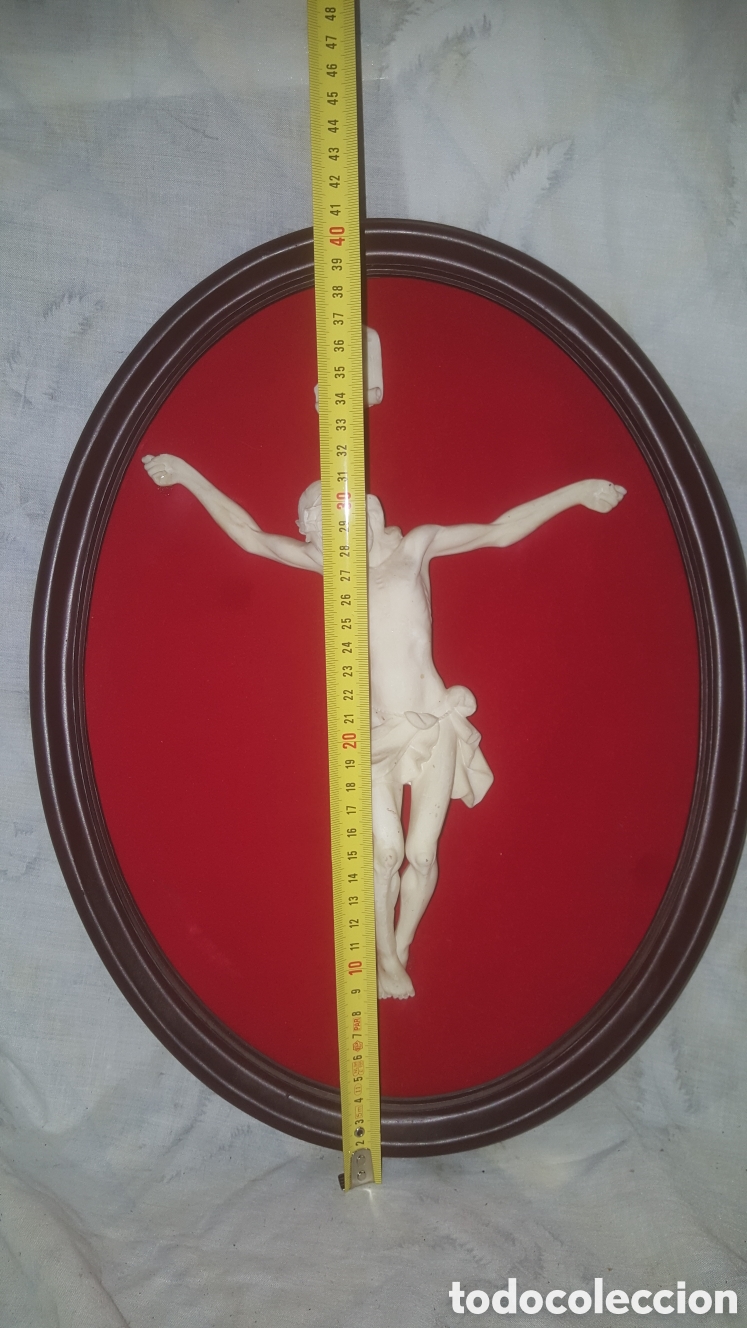 Antig&uuml;edades: CRISTO CRUCIFICADO Y ENMARCADO - Foto 2