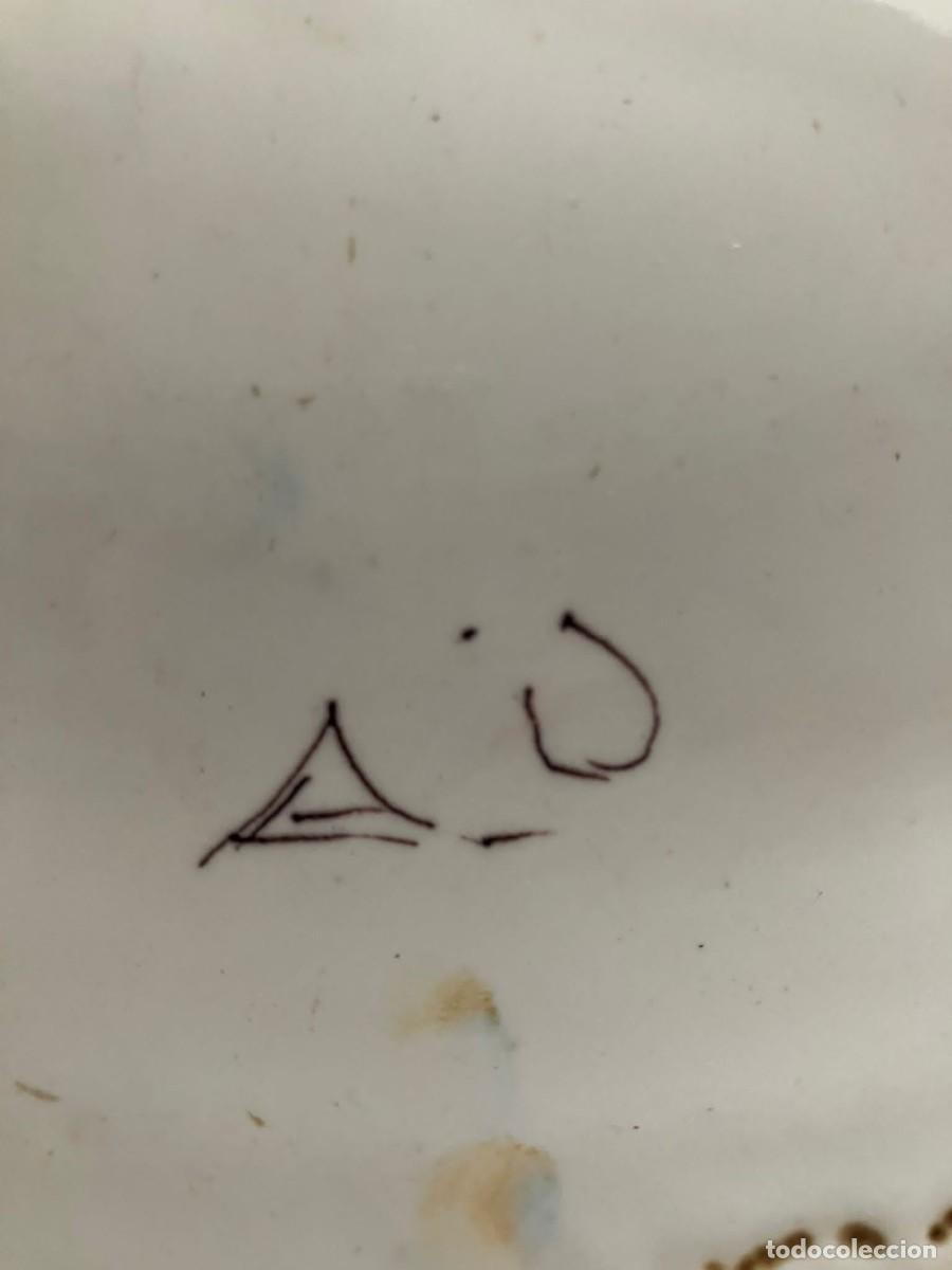 Antig&uuml;edades: Plato de cer&aacute;mica, Manises. SXIX - Foto 2