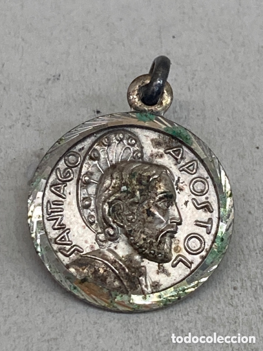 Antig&uuml;edades: Medalla de plata religiosa - Foto 1