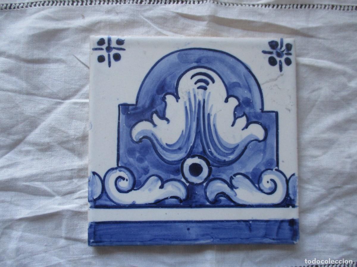 Antig&uuml;edades: Azulejo Portugues azul - Foto 1