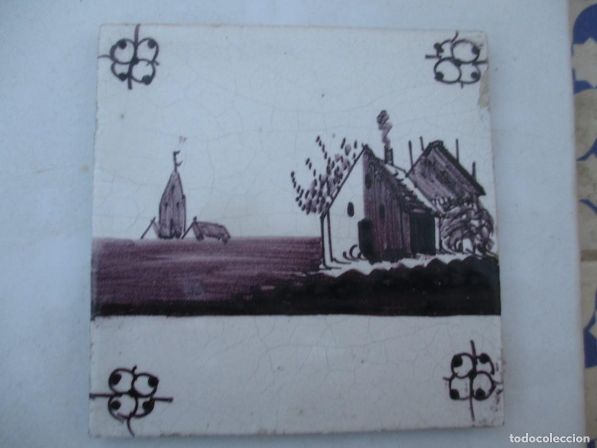 Antig&uuml;edades: Azulejo antiguo Delft - Foto 1