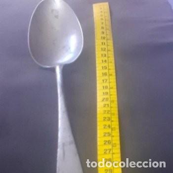 Antig&uuml;edades: Antigua cuchara de servir - Foto 5